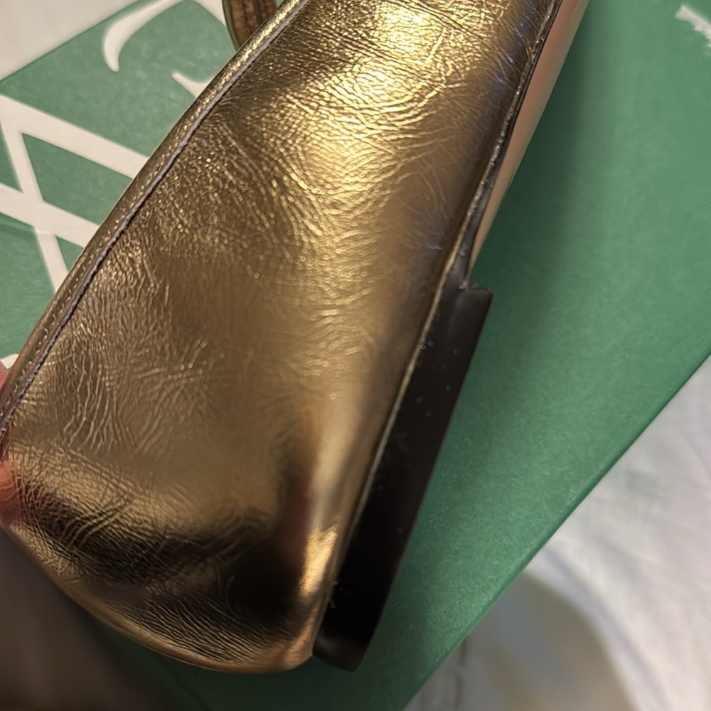 J.Crew Logan Mary Jane ballet flats shoes
crinkled metallic leather CC021 - Picture 12 of 12